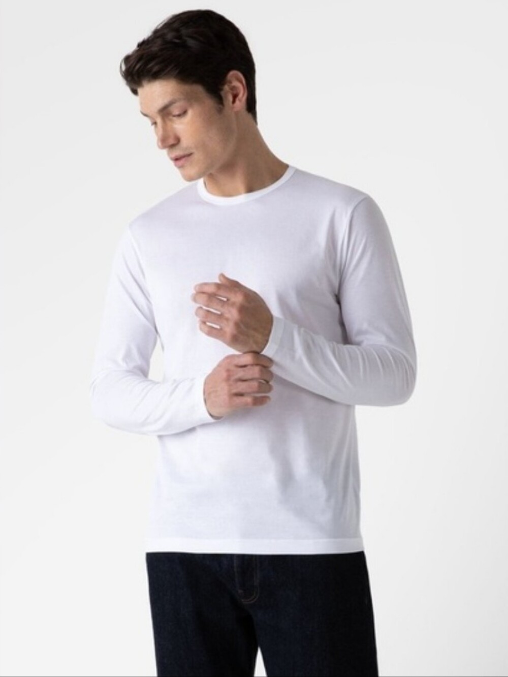 NWT SUNSPEL White Long Sleeve Classic Shirt Sz Small Cotton